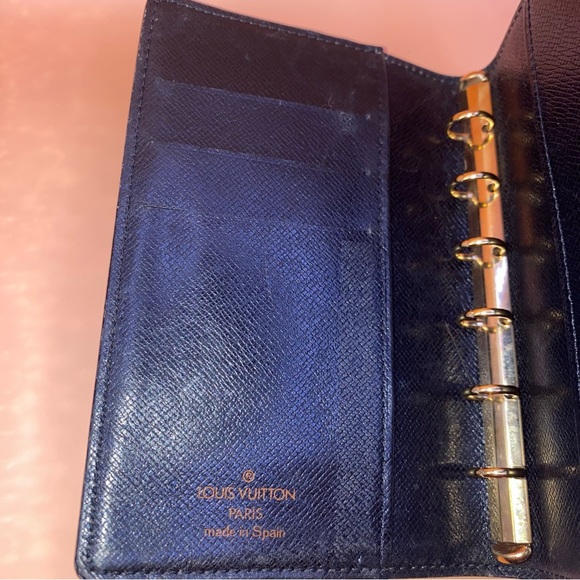 Louis Vuitton Epi Noir PM Agenda Notebook Leather Cover - Picture 6 of 12
